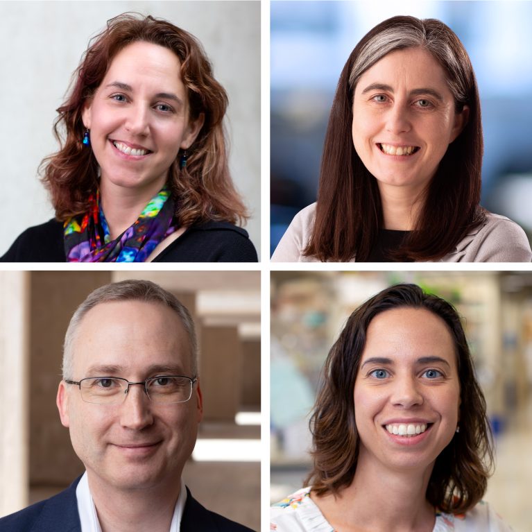 From top left: Susan Kaech and Nicola Allen. From bottom left: Axel Nimmerjahn and Diana Hargreaves.